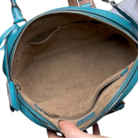 Louis Vuitton Teal Taurillon Leather Alma PM Crossbody Shoulder Bag