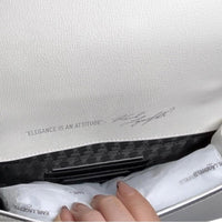 Karl Lagerfeld Paris Simone Flap Crossbody Leather Shoulder Bag