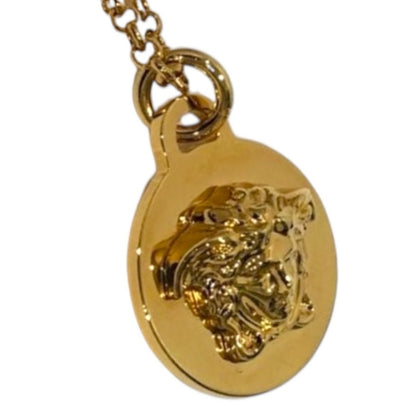 VERSACE Medusa Gold Pendant Necklace – Made in Italy