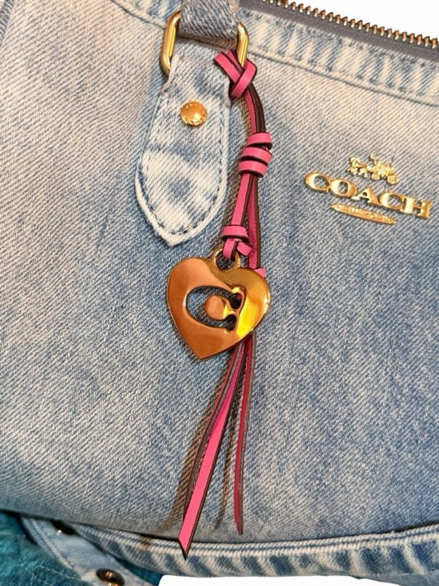 Coach Denim Rowan Satchel Crossbody NWOT