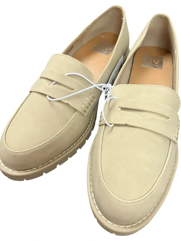 DV Dolce Vita Crispit Lug Sole Penny Loafers Dune Beige Women’s Size 9 NWT
