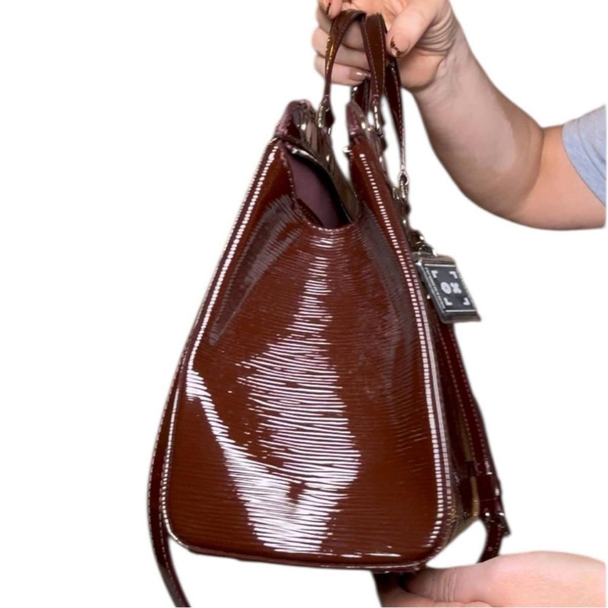 Louis Vuitton Amarante Epi Electric Pont-Neuf PM Bag