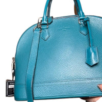 Louis Vuitton Teal Taurillon Leather Alma PM Crossbody Shoulder Bag