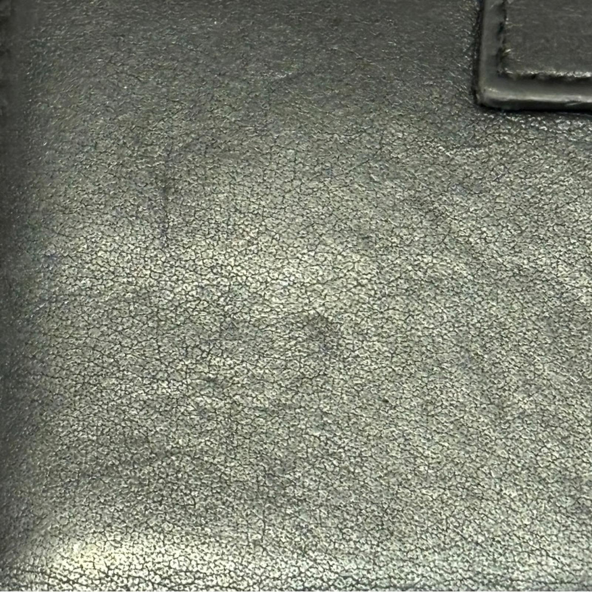 Saint Laurent Paris Black Leather Key Holder Gold YSL Logo