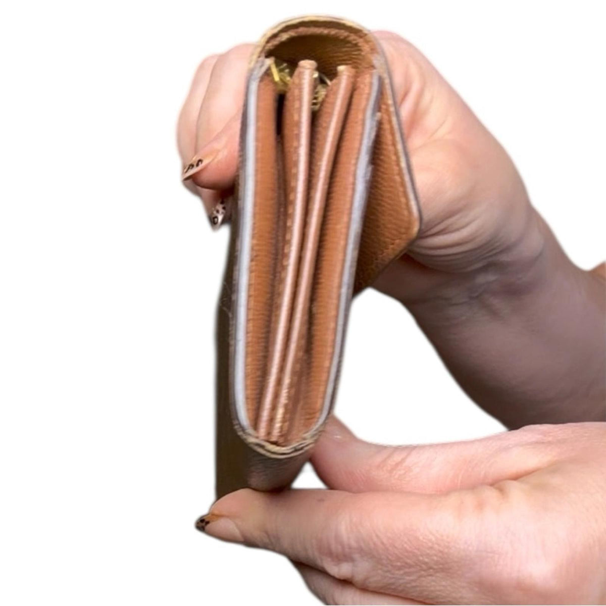 Louis Vuitton Sarah Wallet Monogram Canvas Brown w/Box & COA