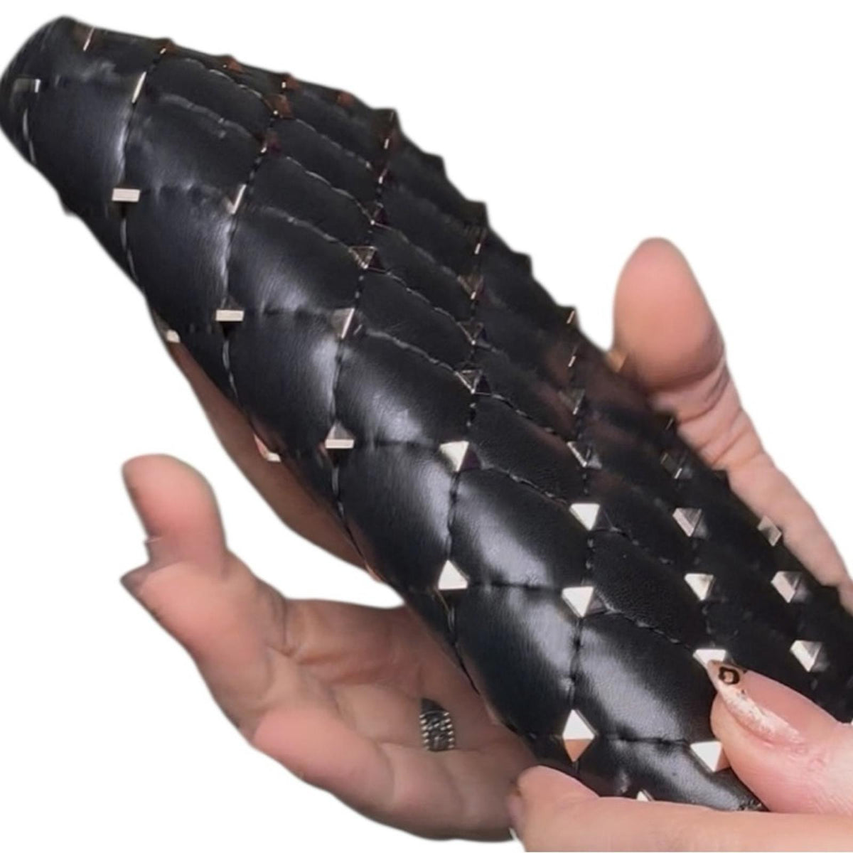 Valentino Garavani VLTN Rockstud Zip-Around Wallet Black w/ COA