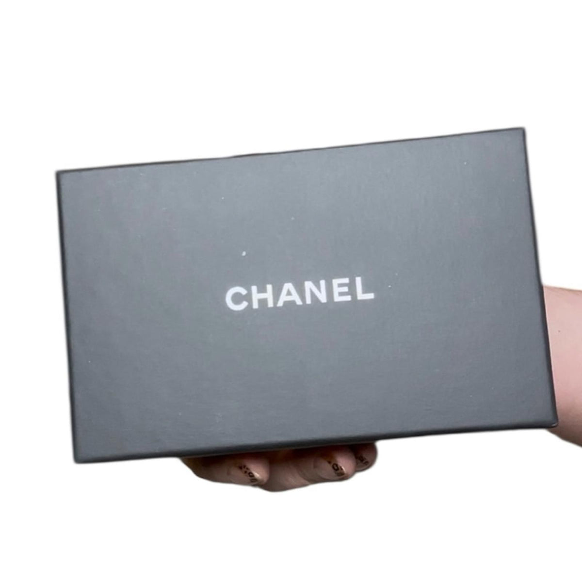 Chanel Classic Zipped Coin Purse White Caviar Leather