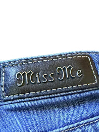 Miss Me Girls Size 14 Skinny Blue Jeans skuO