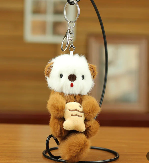 Cute Sea Otter Plush Keychain