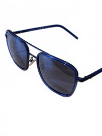 Tory Burch TY6090 Blue Aviator Sunglasses with Case