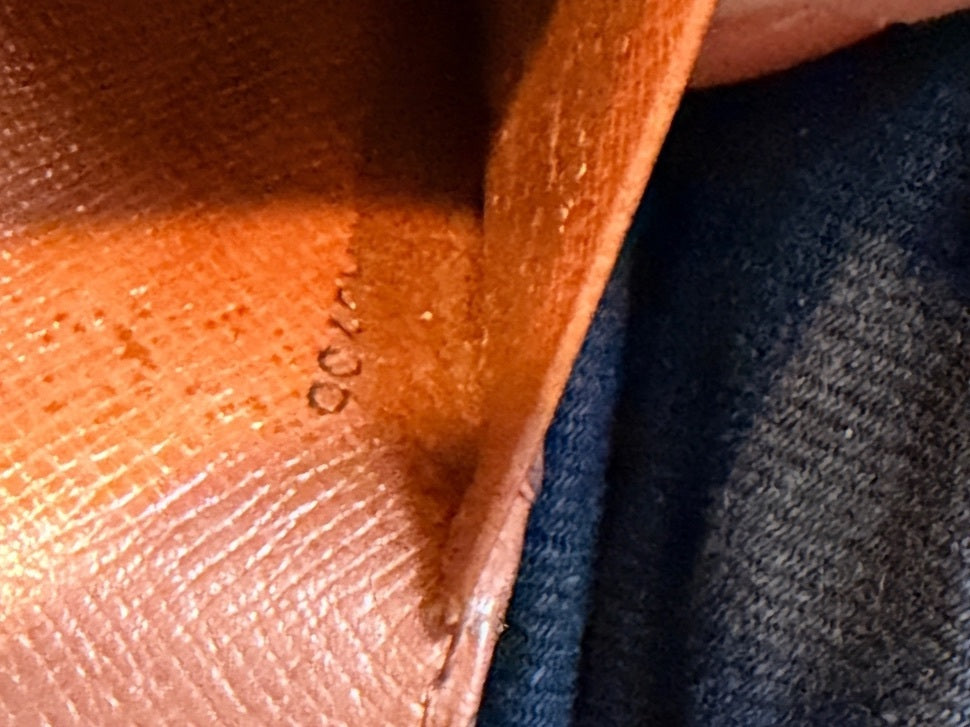 Louis Vuitton Monogram Canvas Wallet Made in France