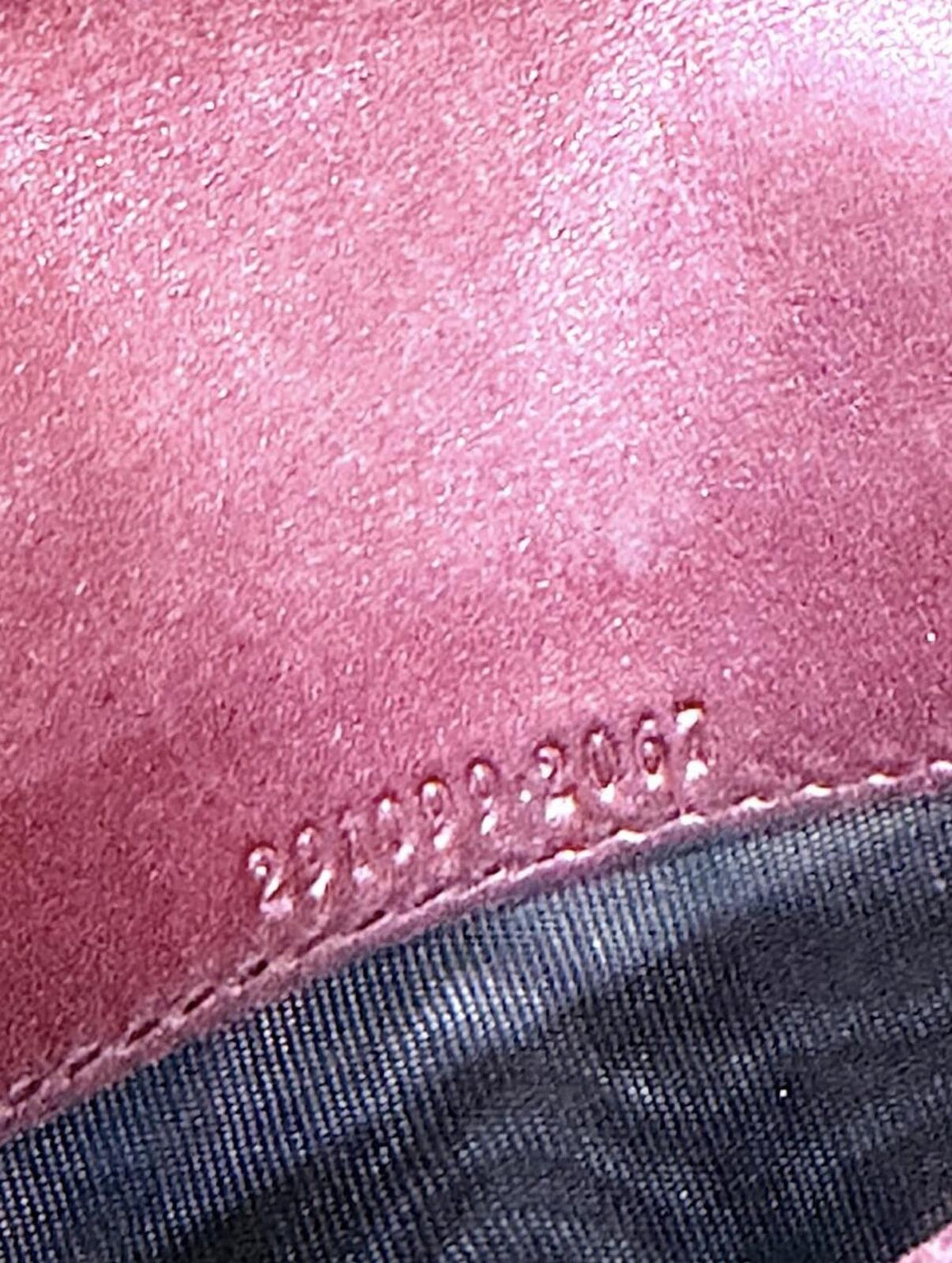 Gucci Embossed Leather Wallet in Burgundy