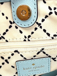 Kate Spade New York Blue Tote Bag with unbranded  Heart Charm