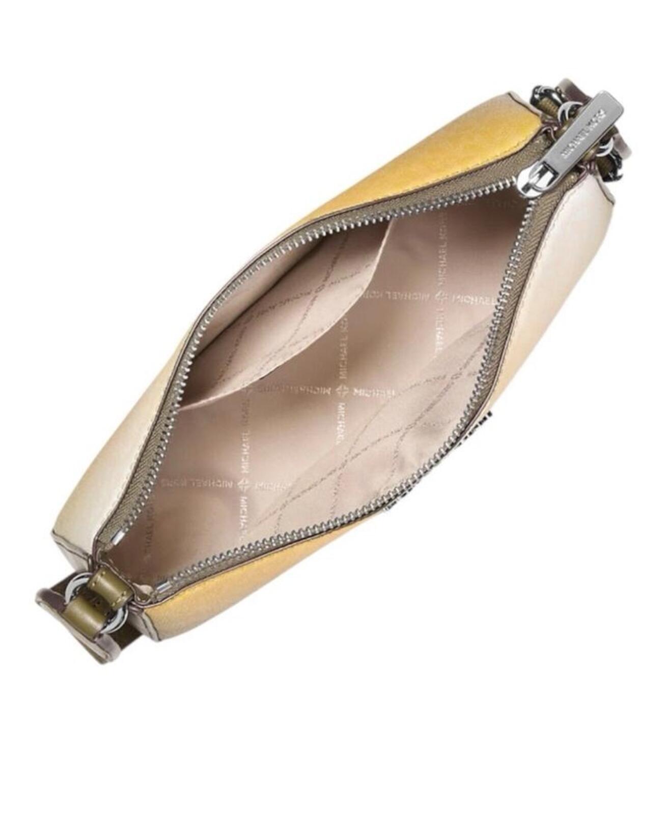 Michael Kors Ombre Olive Jet Set Crossbody Bag with Coin and Card Holders NWT