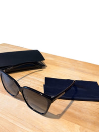 Saint Laurent SL175 Black Oversized Square Sunglasses New with Case