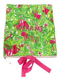 Lilly Pulitzer "Wash Me/Wear Me" zippered travel laundry bag NWOT
